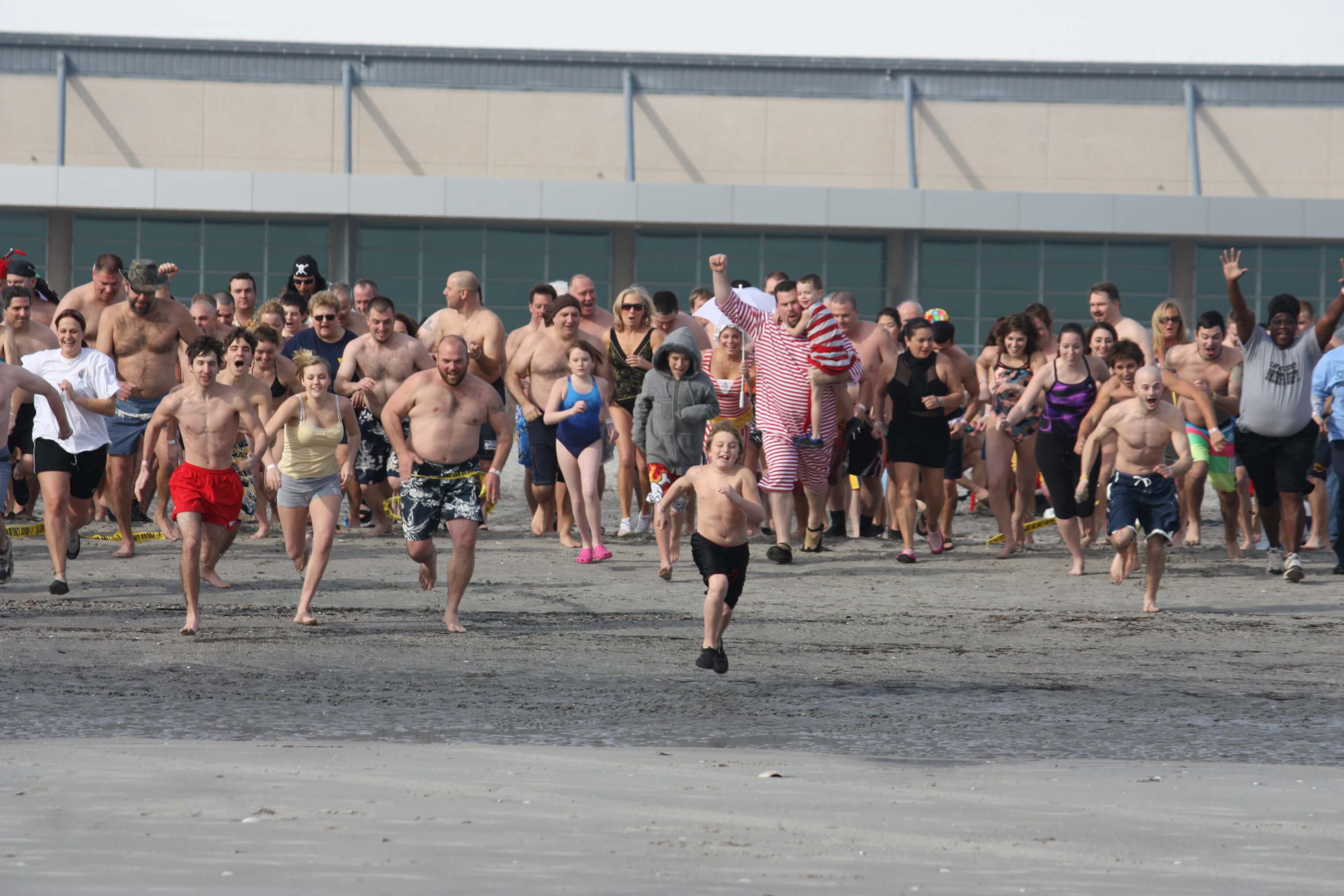 Wildwood Polar Plungers Plow into Atlantic Ocean