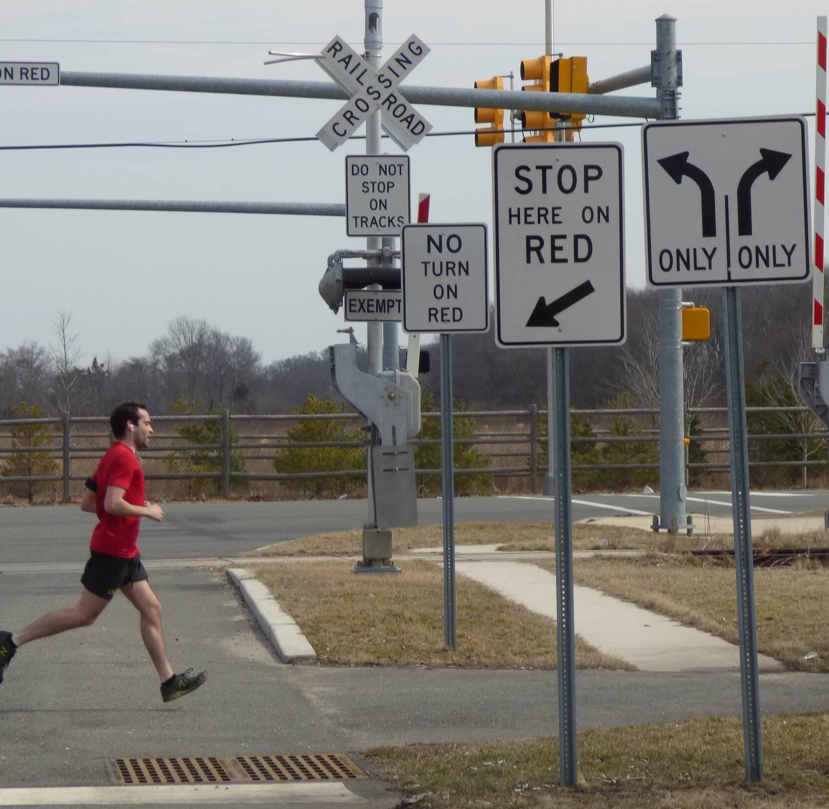 Exempt' Signs Posted at Defunct RR Crossings