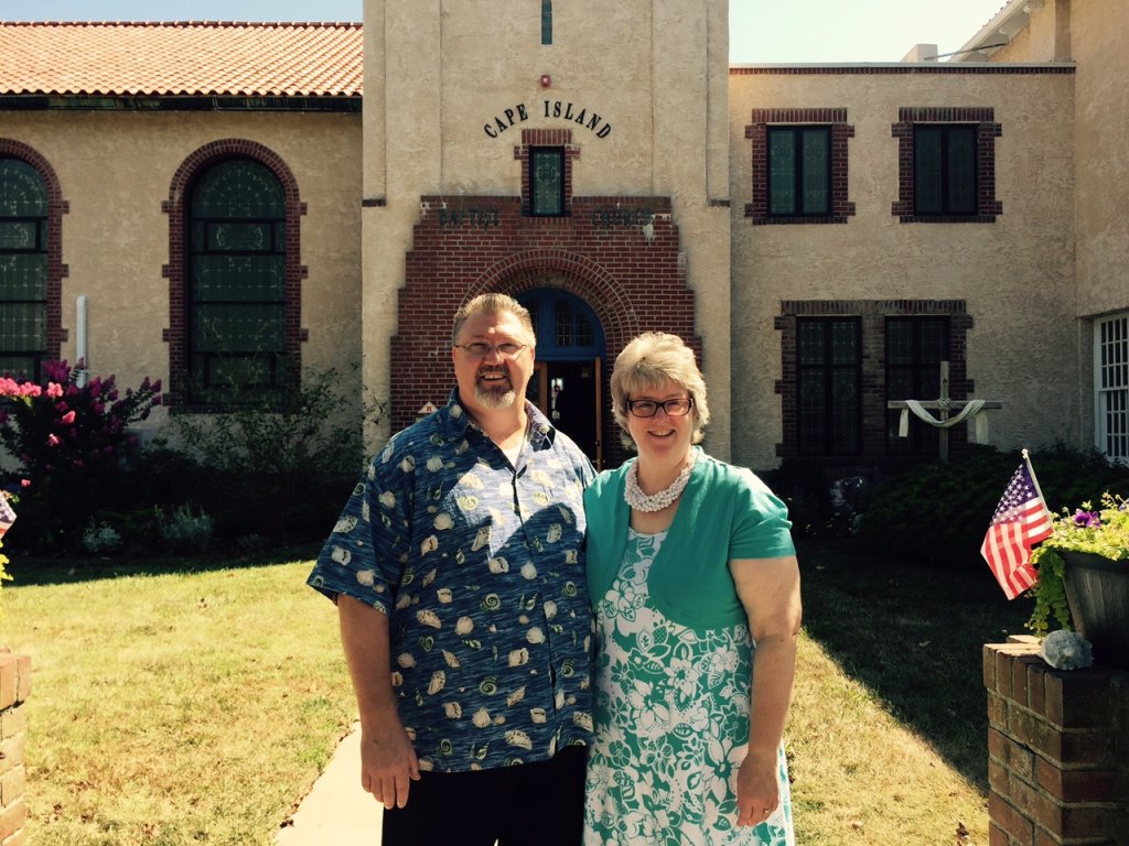 The Rev. Michael Goldade and wife