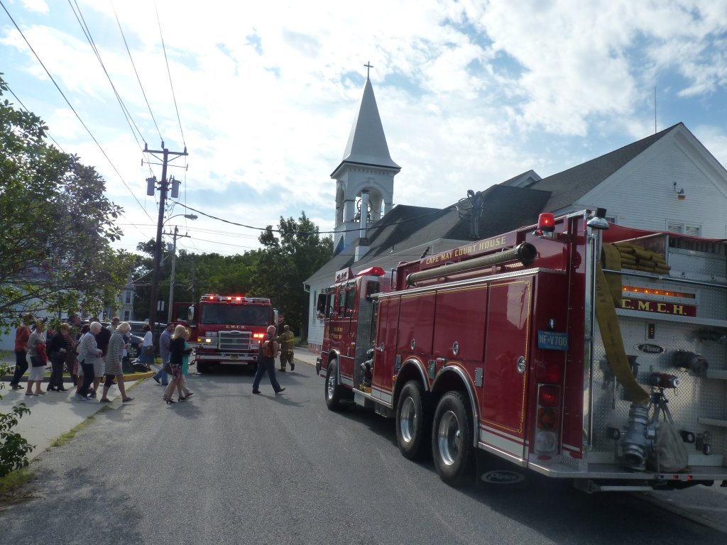 False Alarm Disrupts Worship Service at Court House Methodist Church