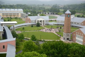 The sprawling Milton Hershey School in Hershey