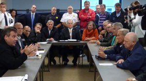 Gov. Christie Holds Storm Briefing