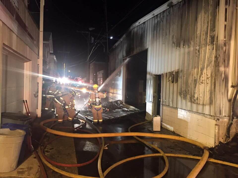 Fire Damages Storage Warehouse