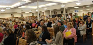 Concerned parents and citizens pack Ocean City High School Library Nov. 3.