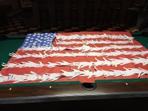 Wildwood Middle School Class Gives Unique Flag to Veterans