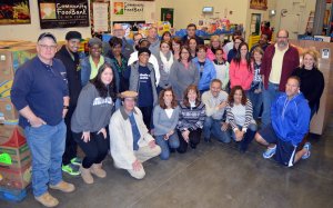 Pictured are Atlantic City Electric employees and their family members and friends prior to the start of a volunteer initiative at the Community FoodBank of New Jersey