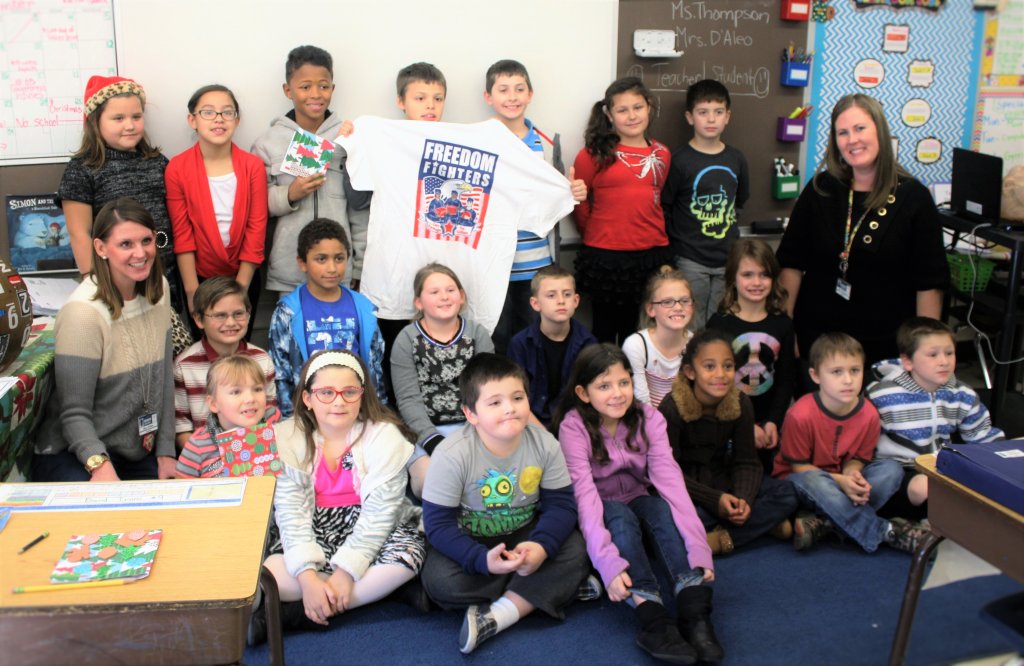 Third Graders Remember Troops