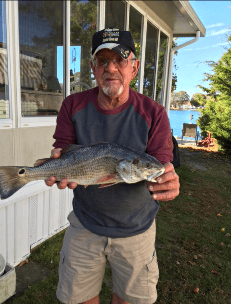 John Beck with his 21 inch