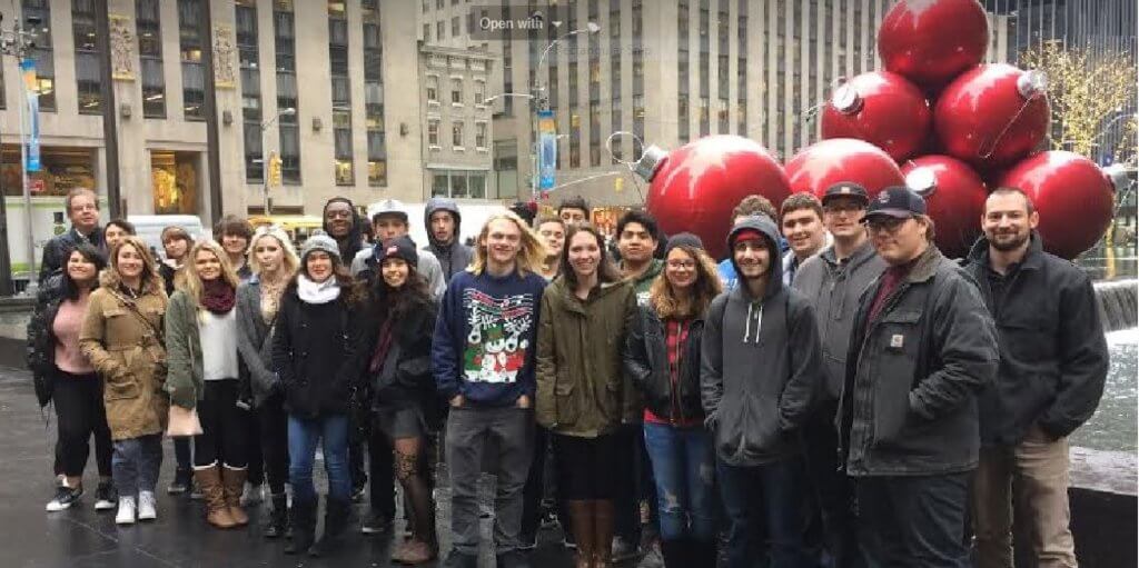 Cape May Tech Communication Arts Technology students enjoy a real world shadowing event with a trip to New York NBC TV.