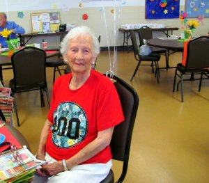 Centenarian Pearl Dushkowich celebrates her milestone birthday June 29 at North Wildwood Recreation Center.