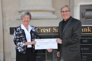 Pictured are Crest Savings Bank Senior VP and Chief Lending Officer