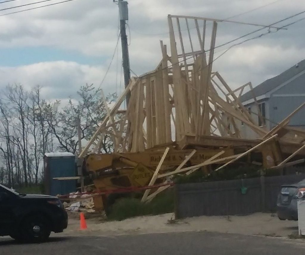 Wind Collapses Dune House Framing