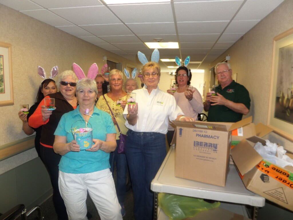 Disabled American Vets (DAV) Delivered Easter Gifts to Nursing Home