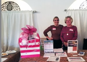 American Cancer Society representatives Taryn Jones and Kathy Maguire came out to support Cape Regional’s “Just Us Girls” event.