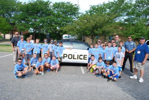 Explorers Visit Police