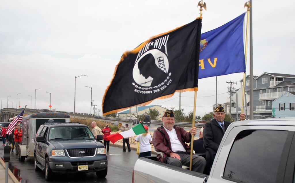 Mayor Leonard Desiderio and family hosted Sea Isle City's Columbus Day Parade and Italian Festival Oct. 8. Members of Sea Isle City VFW and Italian American Club led the way for the parade.