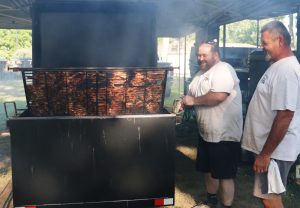 Cape May County-chicken bbq cooking