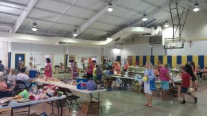 An overview of the Peach Festival held by the Women's Community Club of Cape May