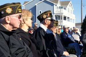 Veterans attend the 10 a.m. event in North Wildwood.