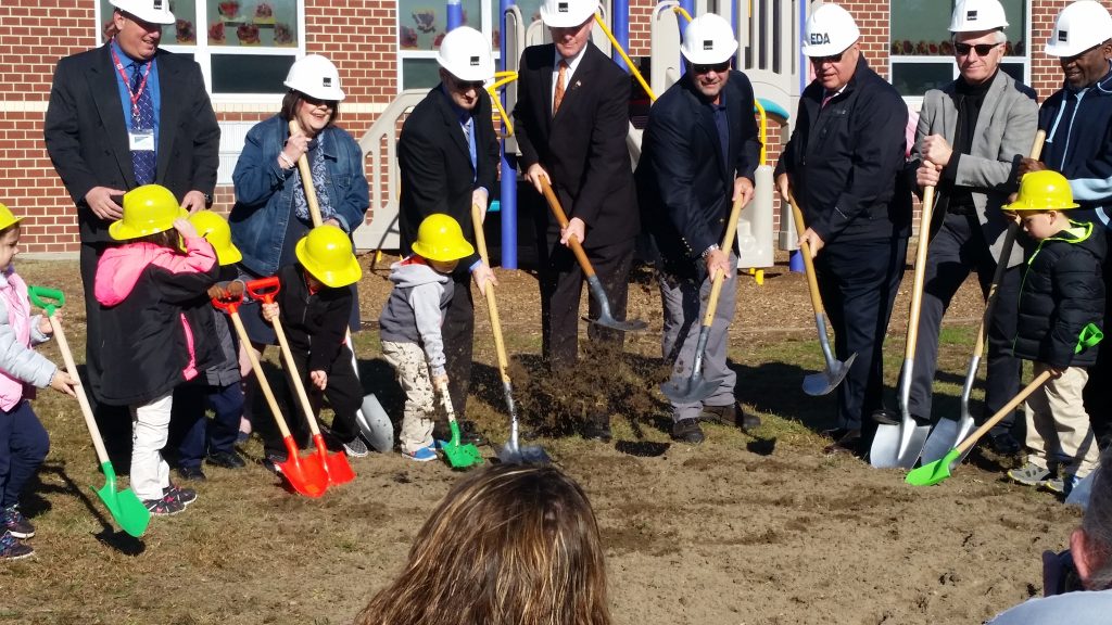 Children Break Ground on New Preschool Facility