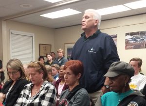 Retired teacher Richard Sterling was one of the signers of a petition calling for more oversight of the selection of high school plays. Most attending the March 17 Board of Education meeting were supportive of the current program and selection process.