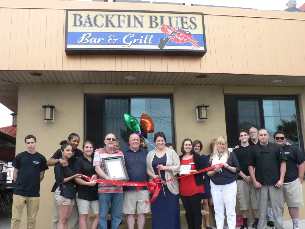 The staff of BackFin Blues Bar & Grill