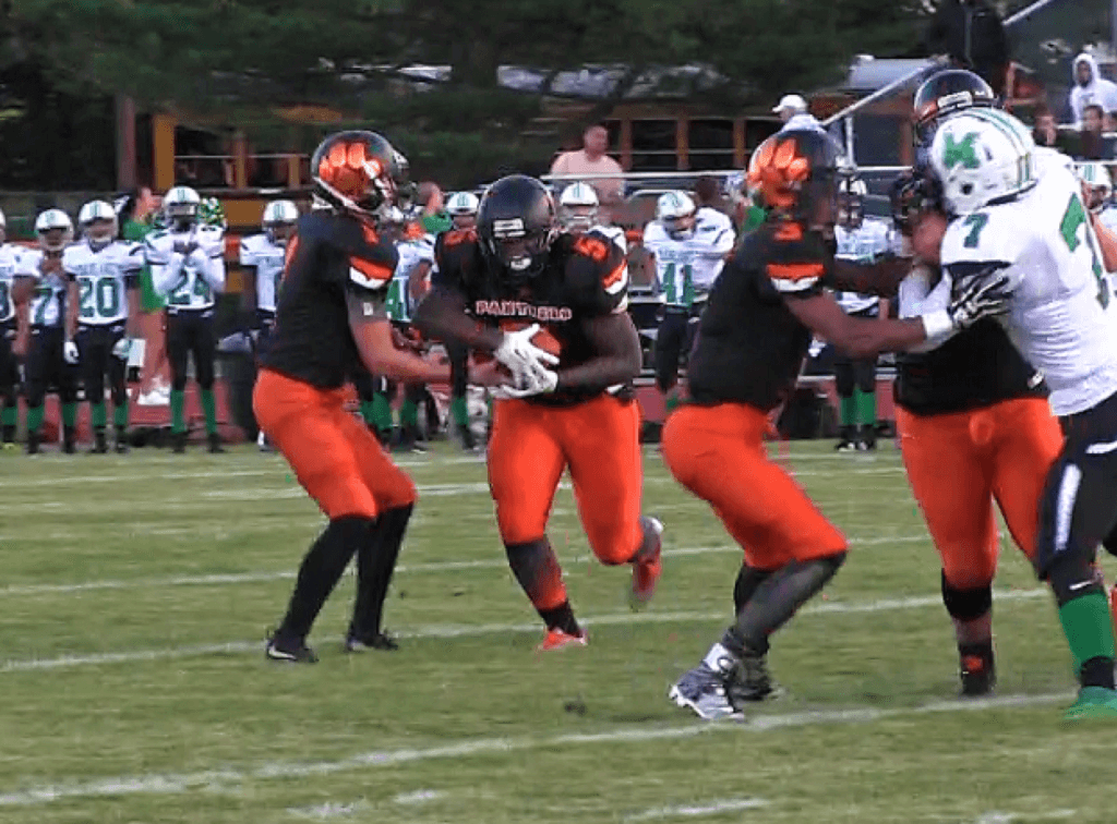 Middle Township’s quarterback Matt Harris