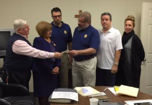 Sons of American Legion Squadron 331 Donates to Citizens Veterans Advisory Committee (CVAC)