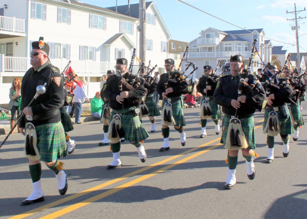 The Cape Atlantic Police & Fire Irish Pipe Brigade will fill the air with lively music during Sea Isle City’s 2016 Saint Patrick’s Day Parade on March 12.