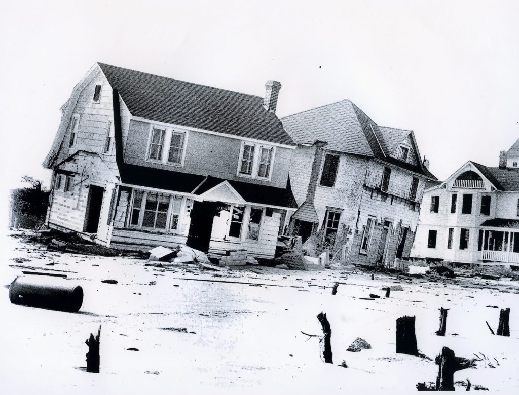 Stone Harbor beach front homes.