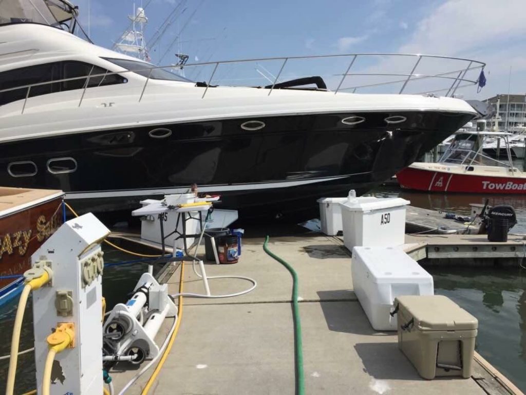 Boat Crashes at Marina