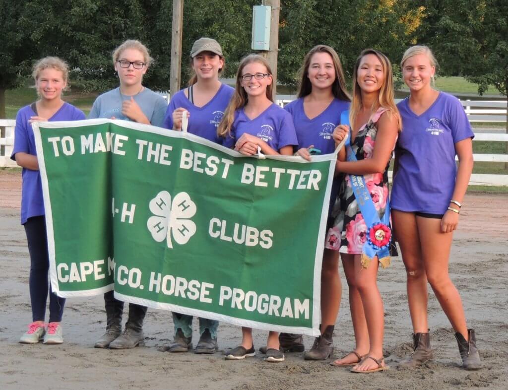 Cape May County 4-H Members at State 4-H Horse Show