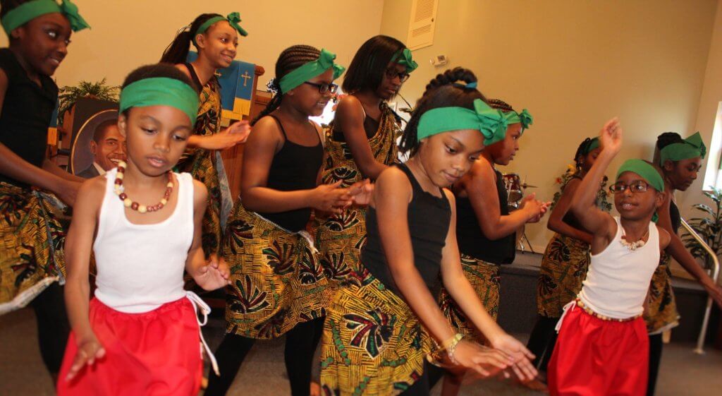 African Barefoot Rhythm dancers joined the celebration.