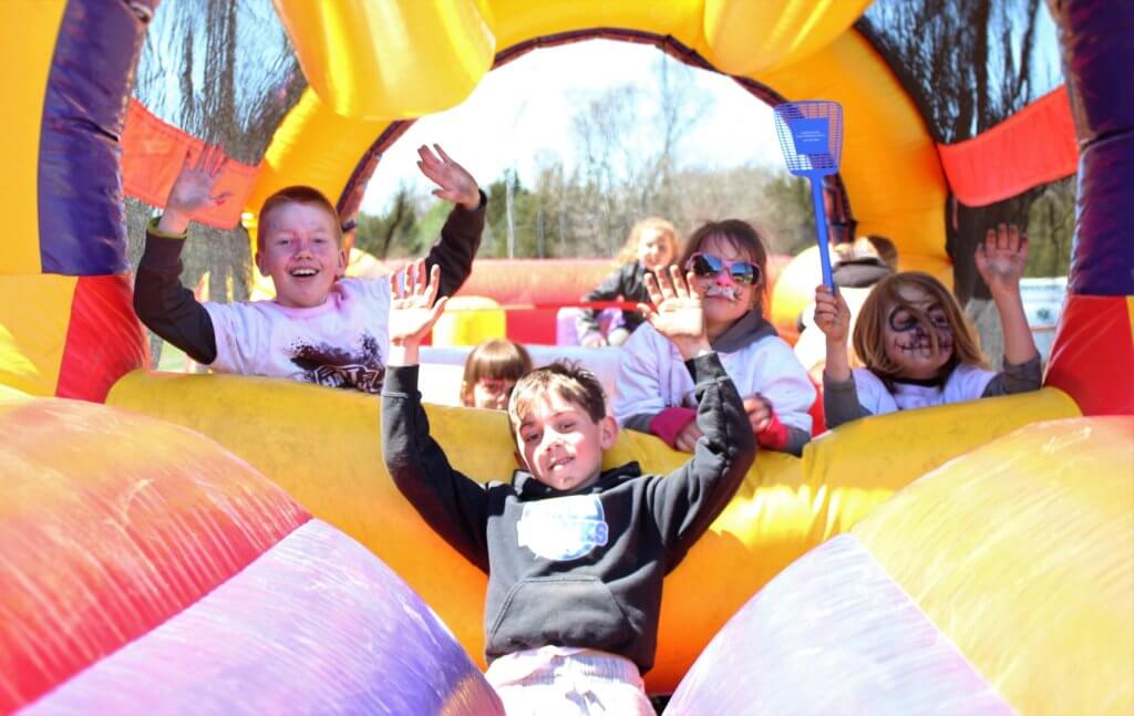 A bounce house was one of the activities at Dennis Township's Community Day