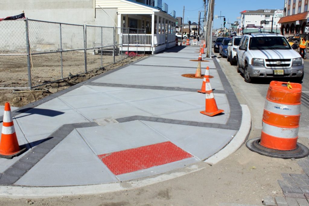 New pavement in the 4100 block