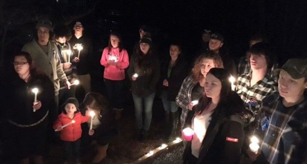 Family and friends of the late Chase Gartner hold candlelight vigil Feb. 27 to remember him and the battle he waged against HLH.