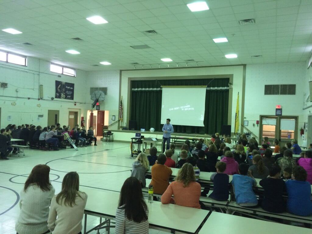 On January 27 Lower Township Elementary School Alumni and professional baseball player