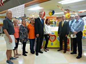 Local community leaders and dignitaries come together for ShopRite’s ‘Bag for Hunger' day