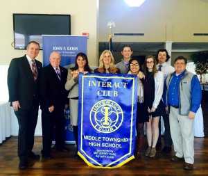 Mid Jersey Cape Rotary Starts Interact Charter in Middle Township High School