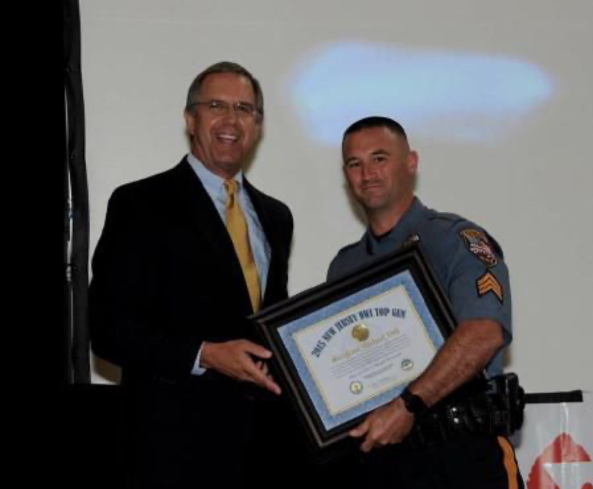 DRPA Sgt. Voll Awarded For '15 NJ Most DWI Arrests Cape May County Herald