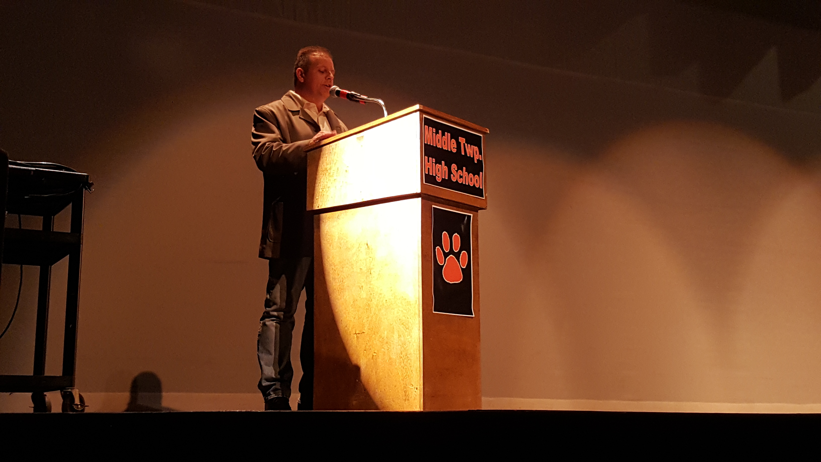 Lou Altobelli at MTHS Career Day