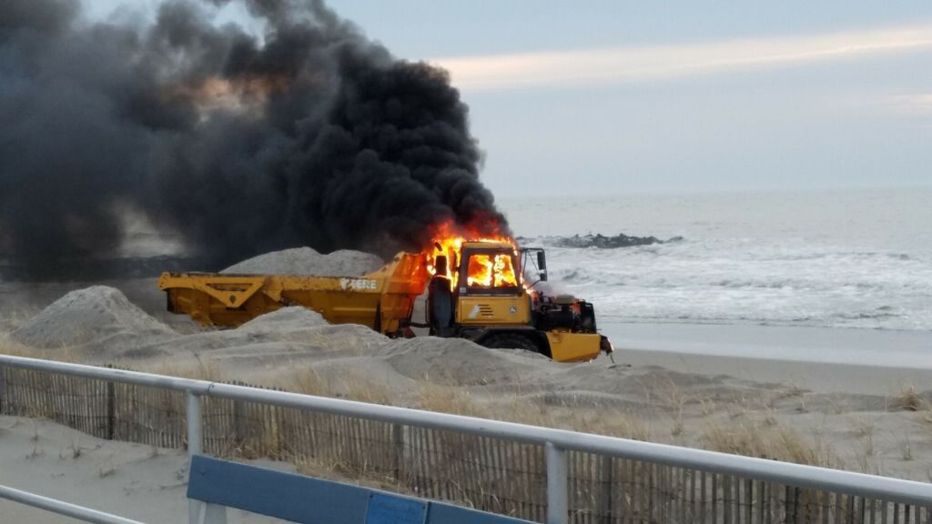 Dump Truck Blaze Quelled in OC