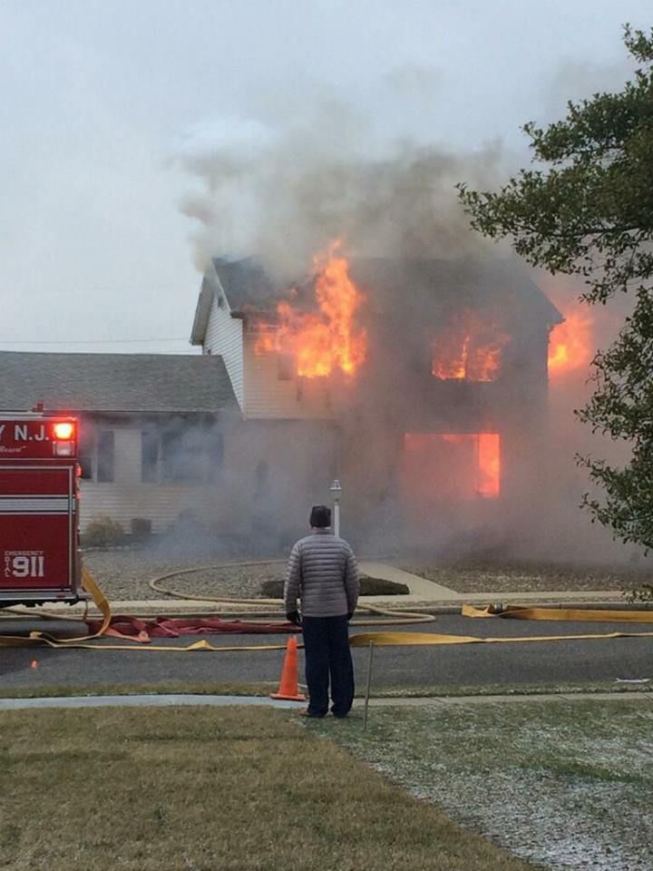 Blaze Damages Ocean City Home