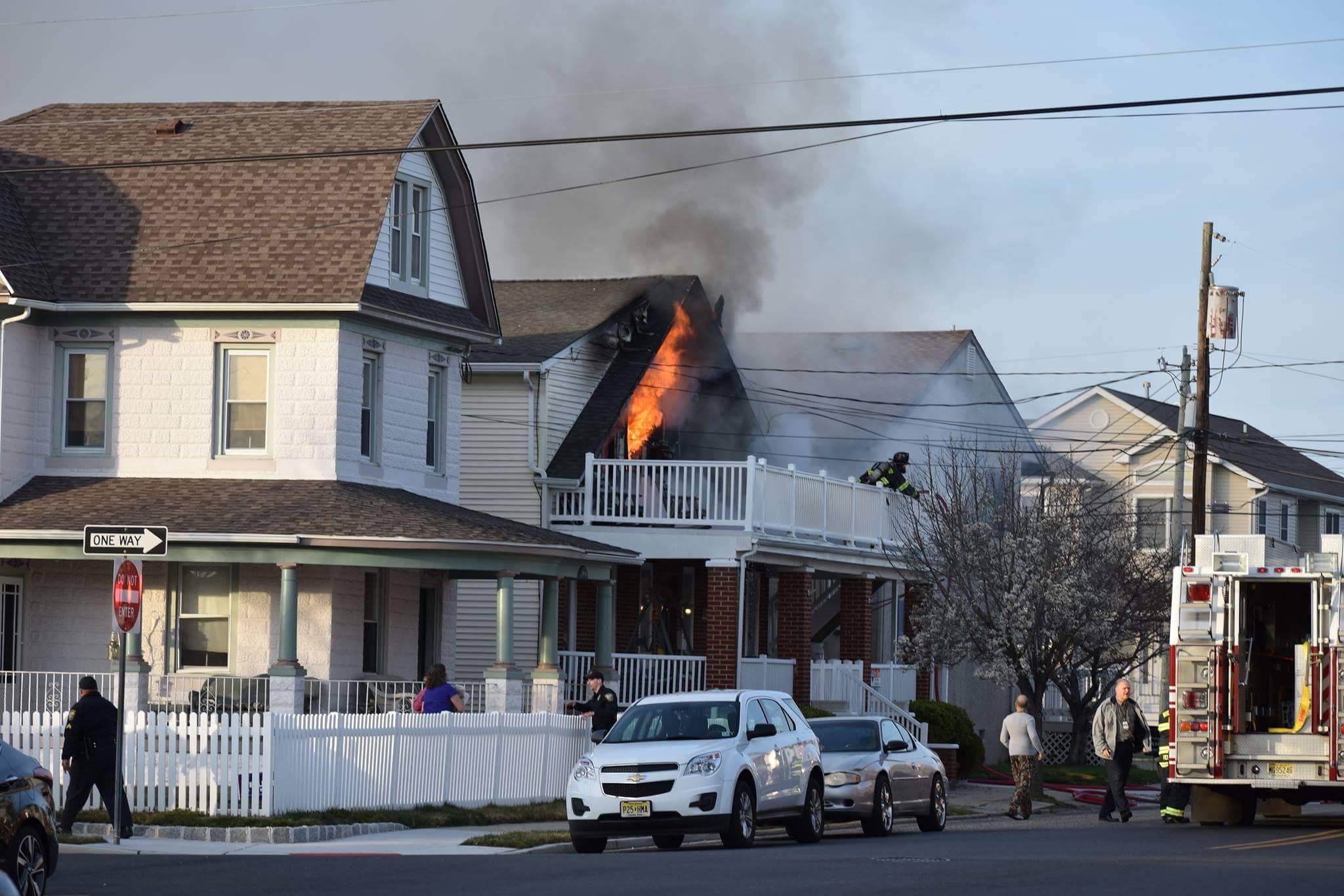 7 Escape Burning Building; Dad Drops 3 to Safety