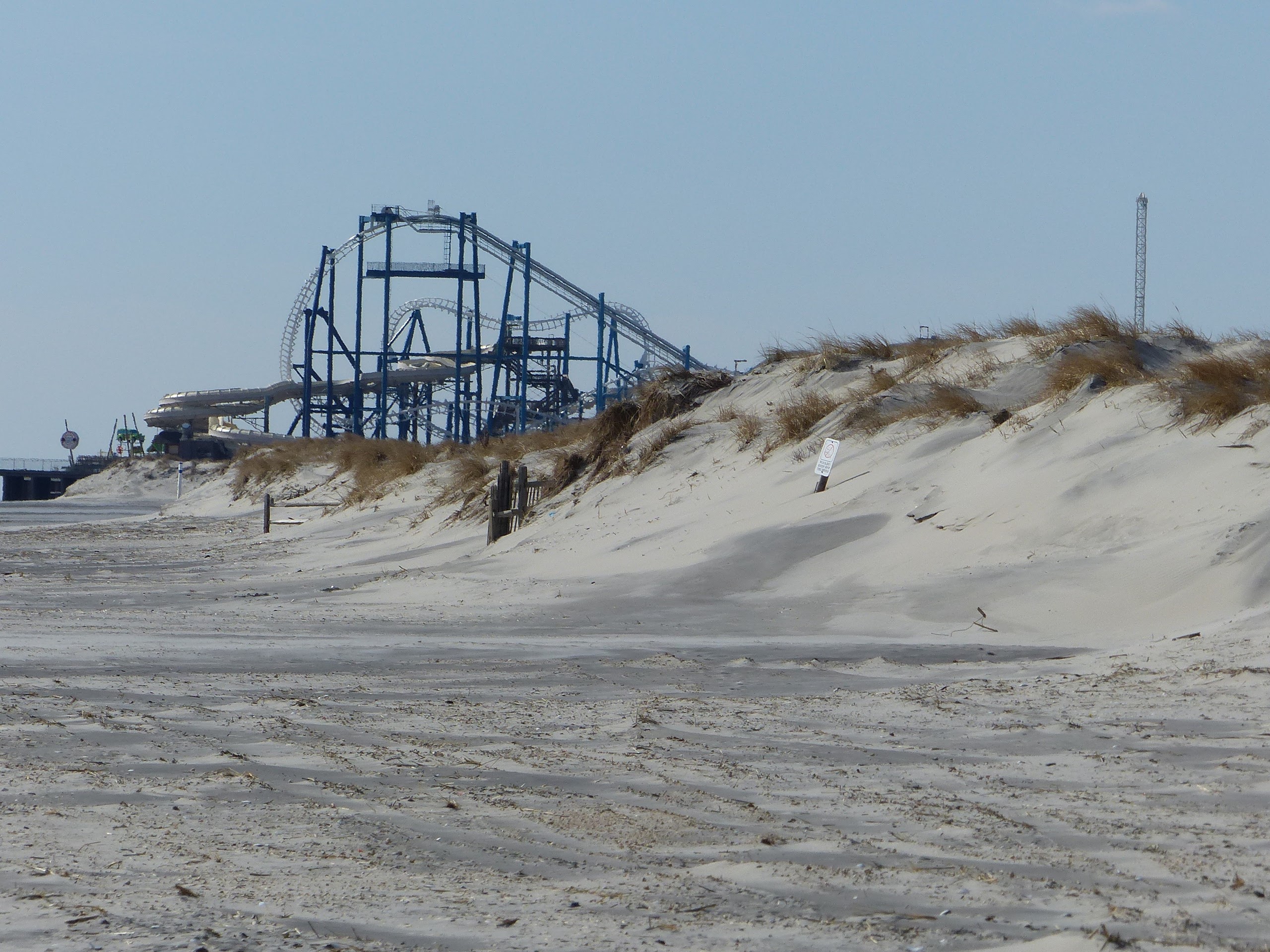 North Wildwood dunes.