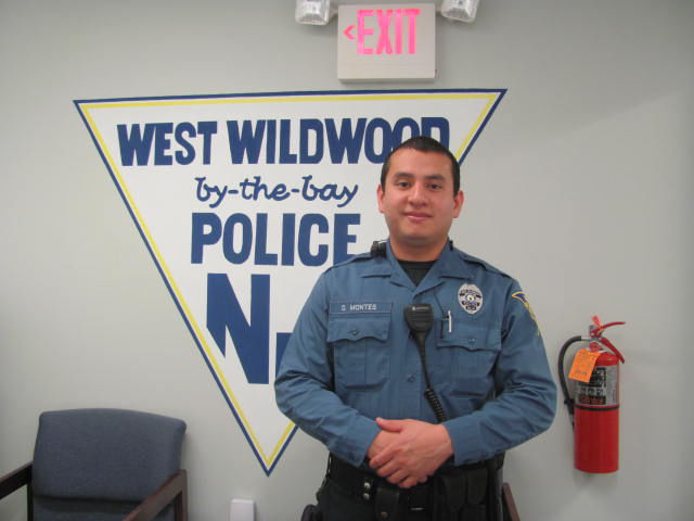 Officer Darren Montes of the West Wildwood Police Department.