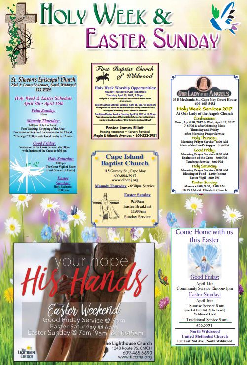 Easter Services and Special Programs 2017