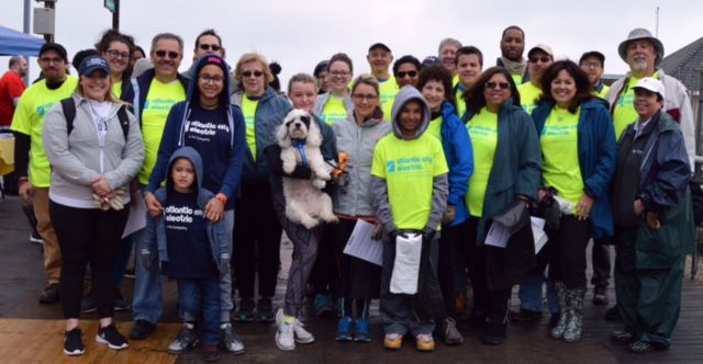 Pictured are some of the dozens of Atlantic City Electric employees