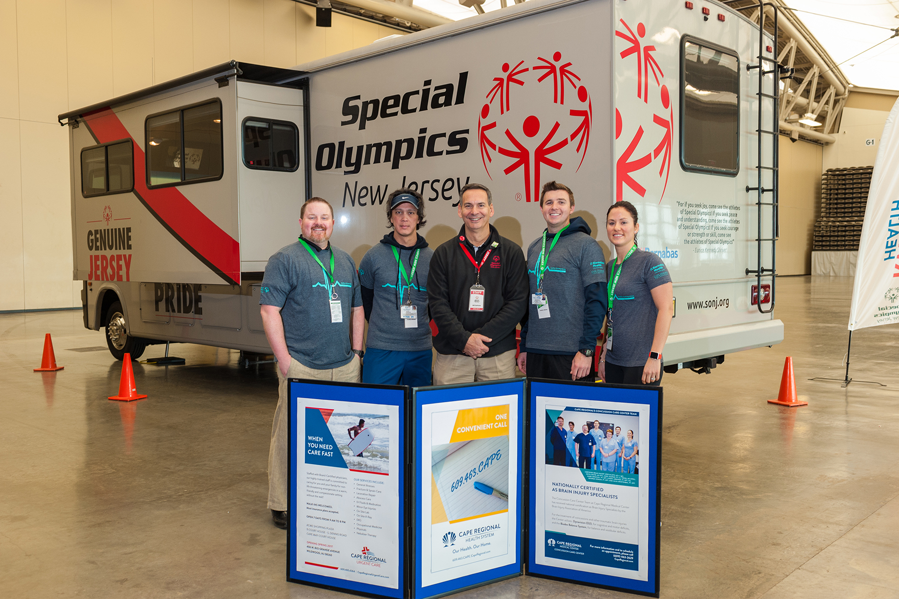 Cape Regional Health System Concussion Specialists Screen Athletes at Special Olympics Basketball Tournament