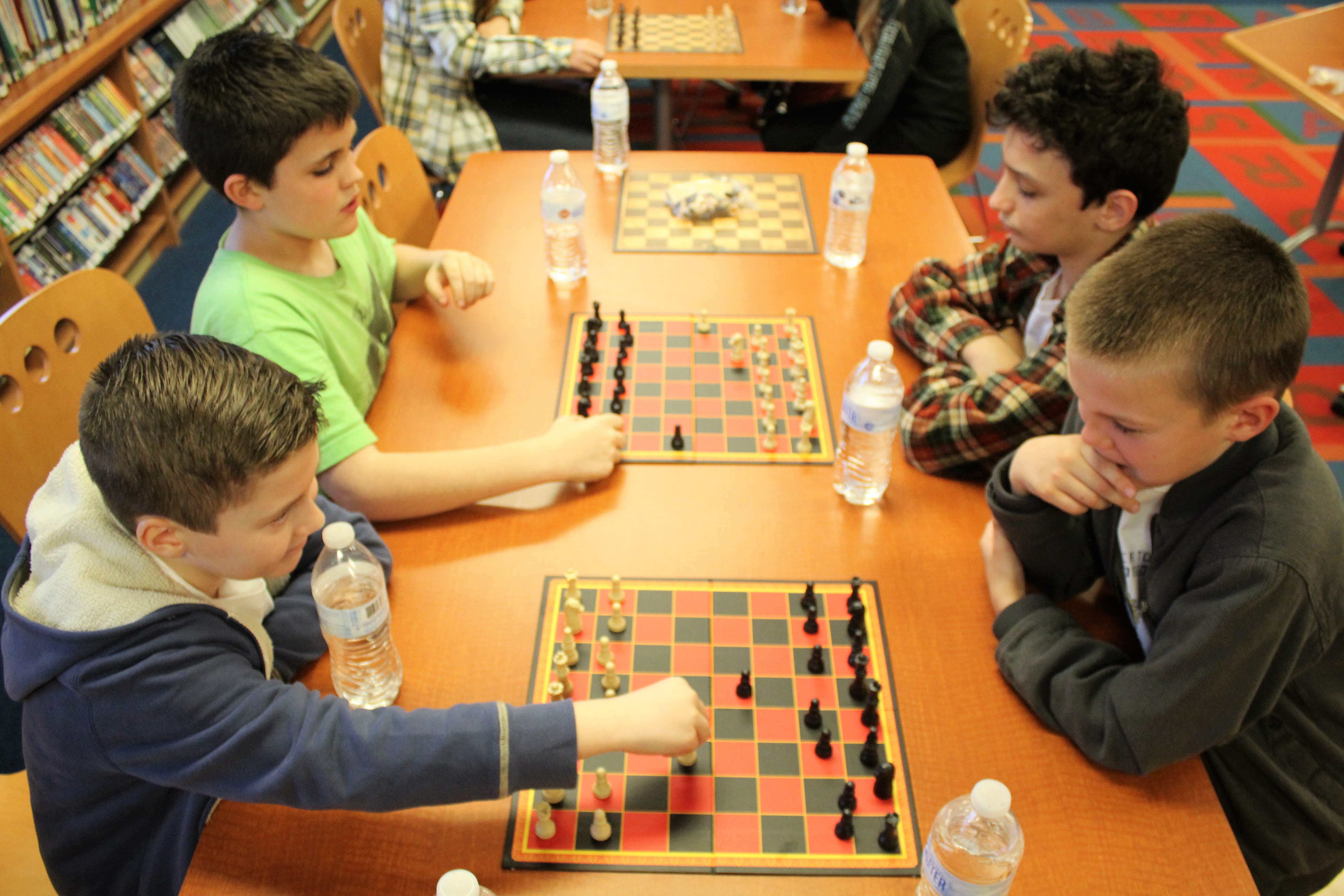 Children learn the art of chess and life skills thanks to Rotary Club of Ocean City-Upper Township's "Mental Martial Arts" program. Top row: Alex Meyers